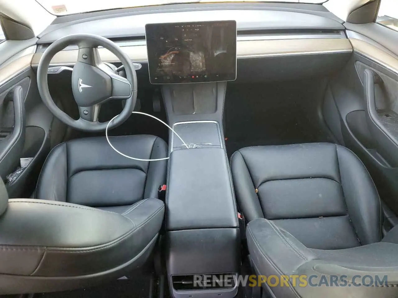 8 Photograph of a damaged car 5YJ3E1EAXNF301955 TESLA MODEL 3 2022