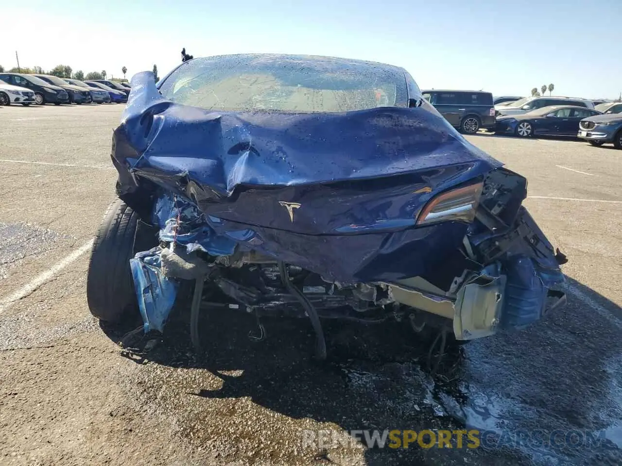 6 Photograph of a damaged car 5YJ3E1EAXNF304502 TESLA MODEL 3 2022