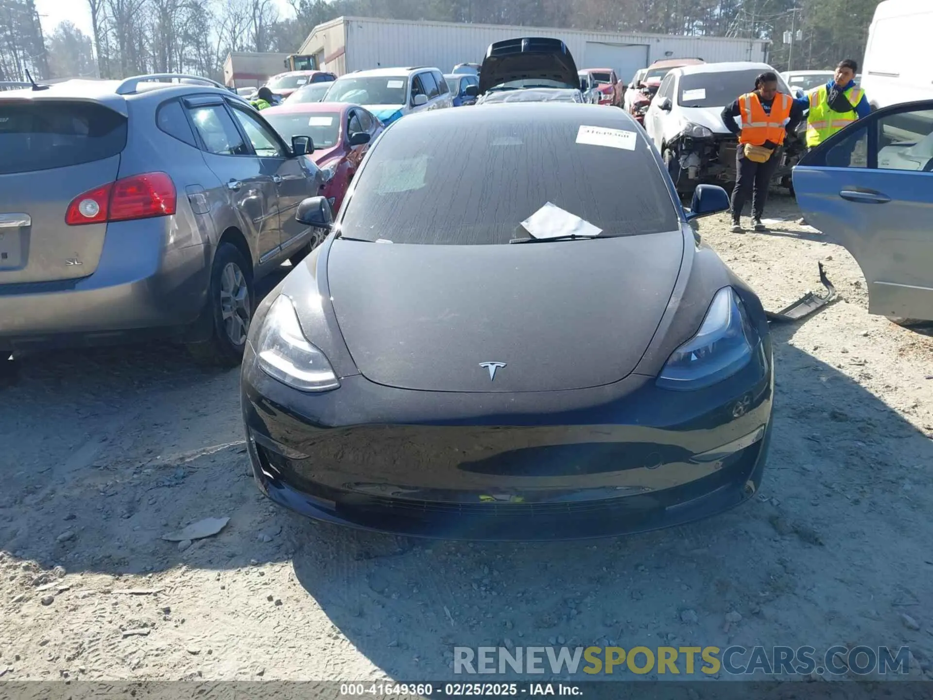 12 Photograph of a damaged car 5YJ3E1EAXNF305410 TESLA MODEL 3 2022