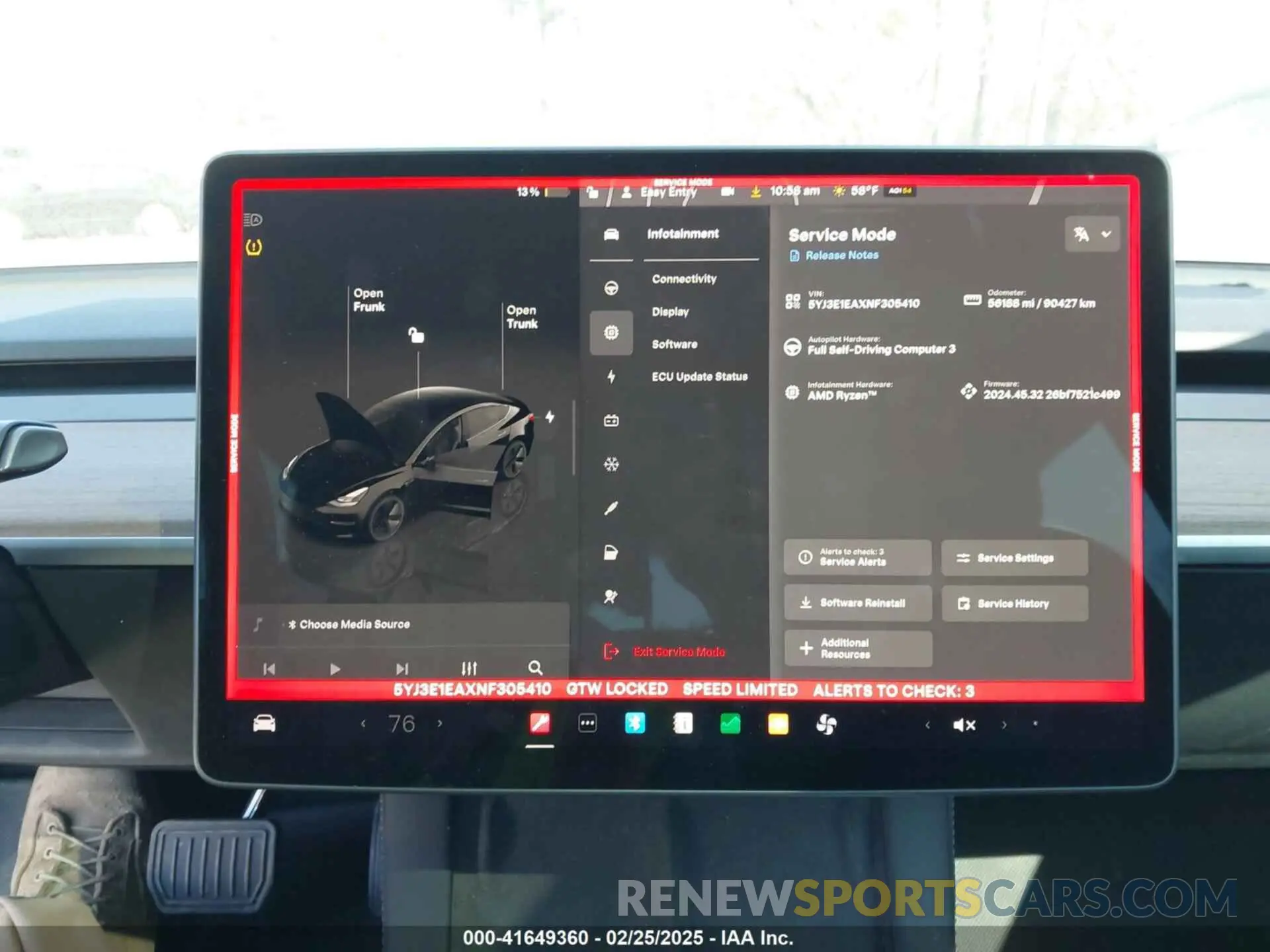 18 Photograph of a damaged car 5YJ3E1EAXNF305410 TESLA MODEL 3 2022