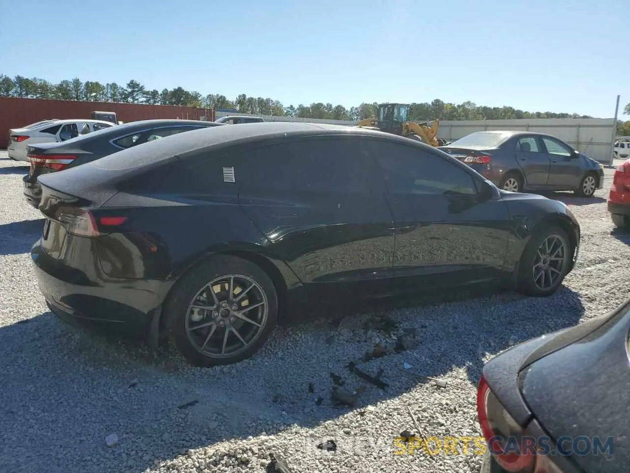 3 Photograph of a damaged car 5YJ3E1EAXNF305536 TESLA MODEL 3 2022