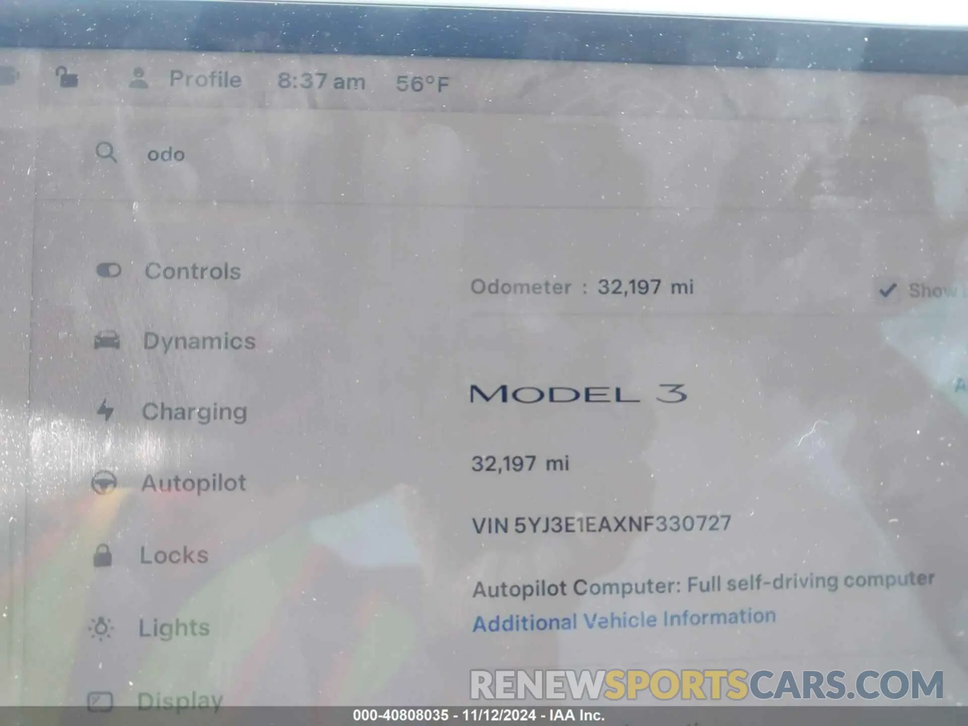 7 Photograph of a damaged car 5YJ3E1EAXNF330727 TESLA MODEL 3 2022