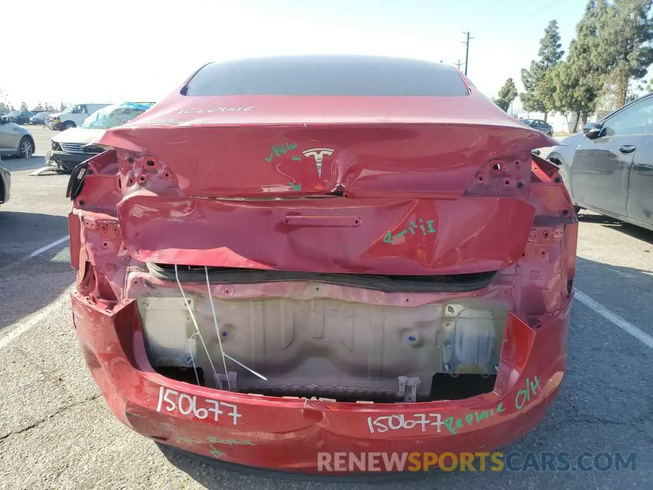6 Photograph of a damaged car 5YJ3E1EAXNF339959 TESLA MODEL 3 2022