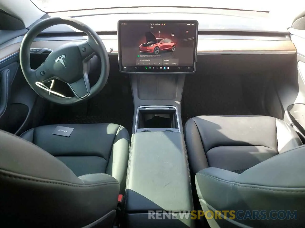 8 Photograph of a damaged car 5YJ3E1EAXNF339959 TESLA MODEL 3 2022