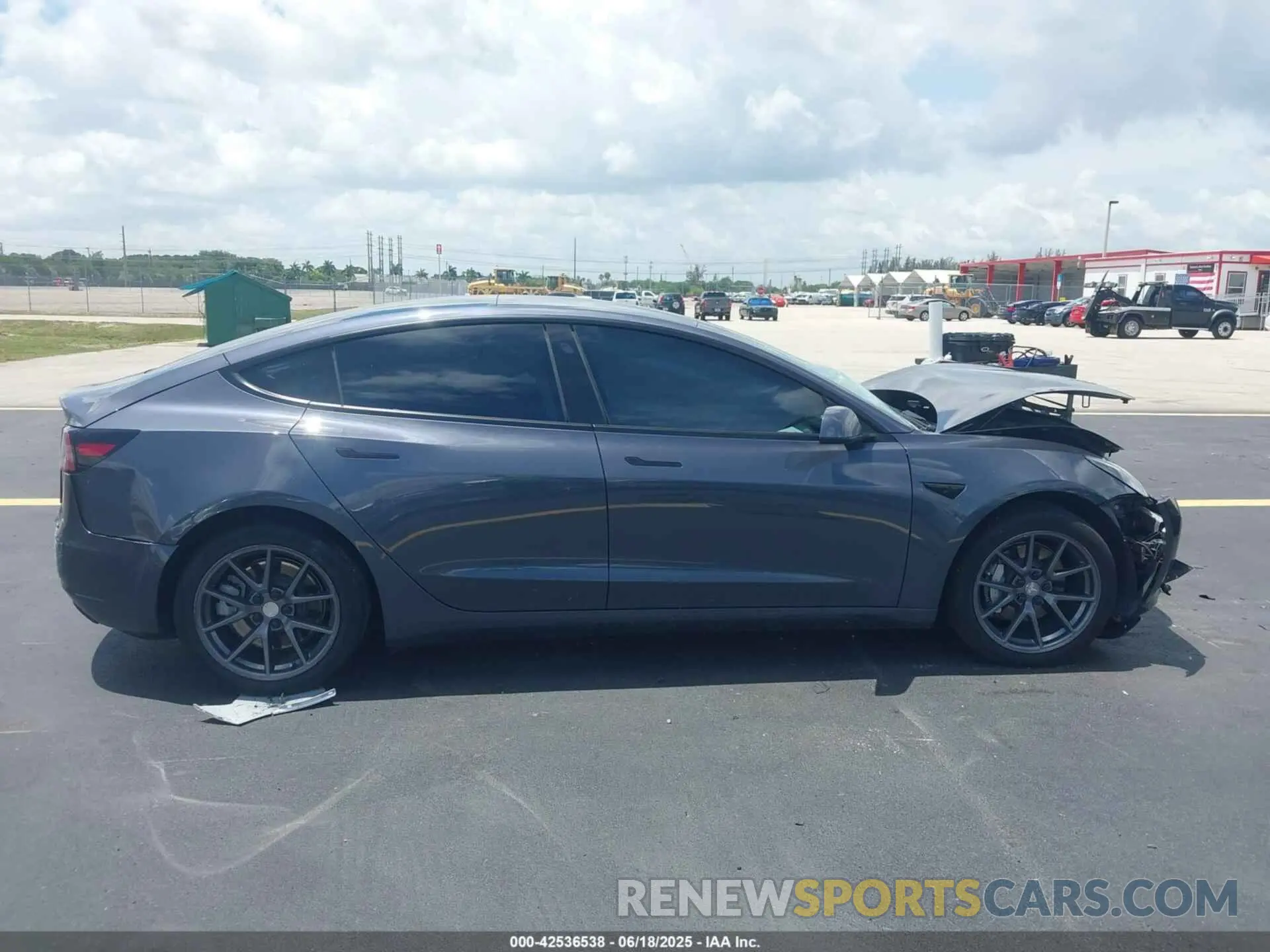 12 Photograph of a damaged car 5YJ3E1EAXNF343350 TESLA MODEL 3 2022