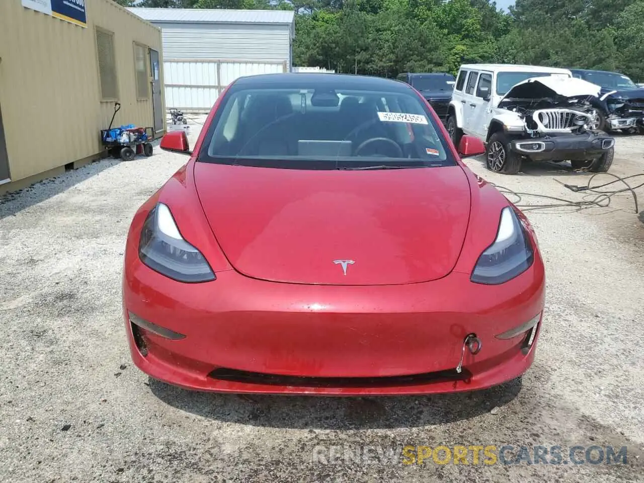 5 Photograph of a damaged car 5YJ3E1EAXNF369821 TESLA MODEL 3 2022