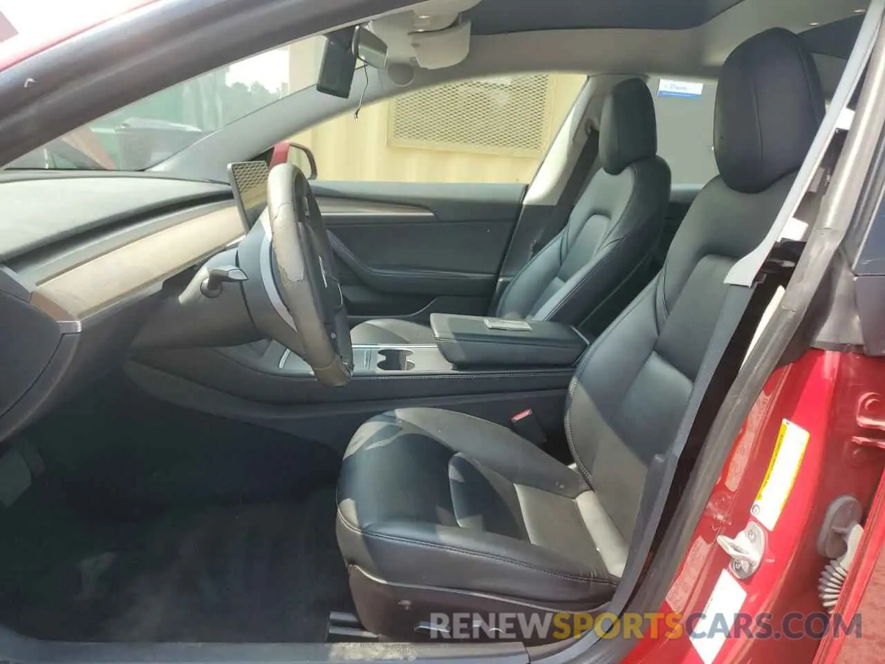 7 Photograph of a damaged car 5YJ3E1EAXNF369821 TESLA MODEL 3 2022