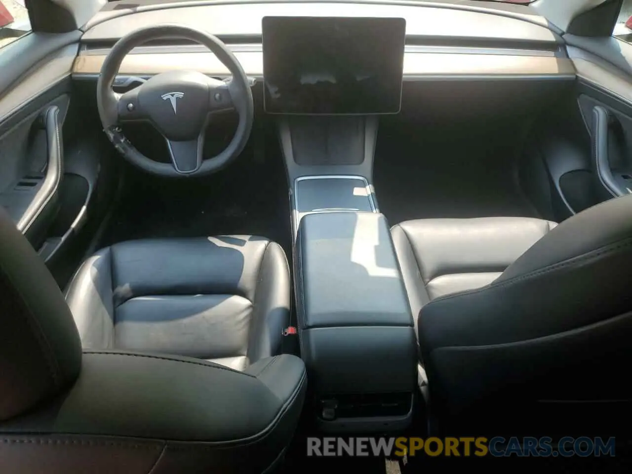 8 Photograph of a damaged car 5YJ3E1EAXNF369821 TESLA MODEL 3 2022