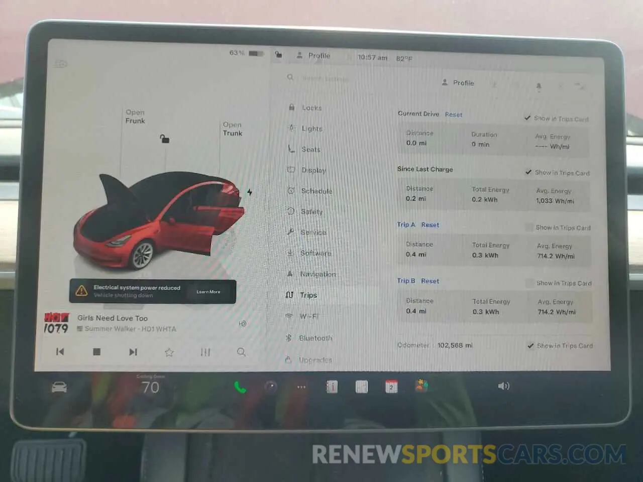9 Photograph of a damaged car 5YJ3E1EAXNF369821 TESLA MODEL 3 2022