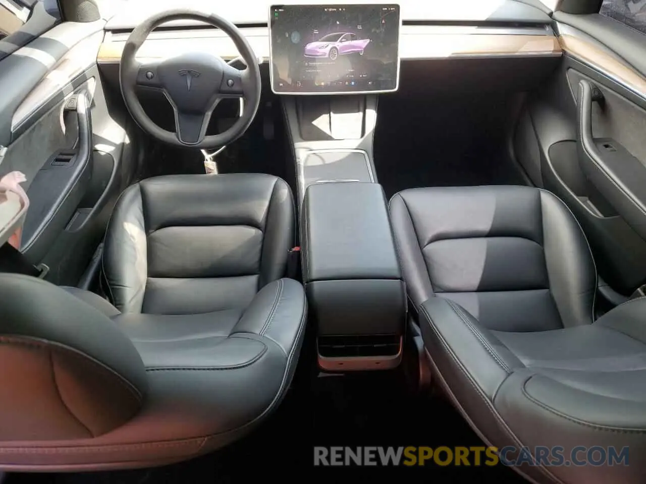 8 Photograph of a damaged car 5YJ3E1EAXNF370032 TESLA MODEL 3 2022