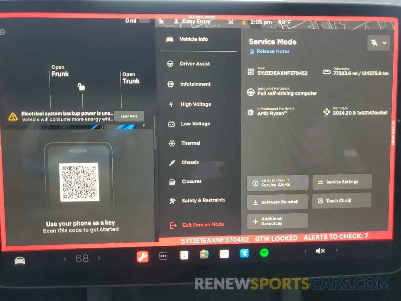 9 Photograph of a damaged car 5YJ3E1EAXNF370452 TESLA MODEL 3 2022
