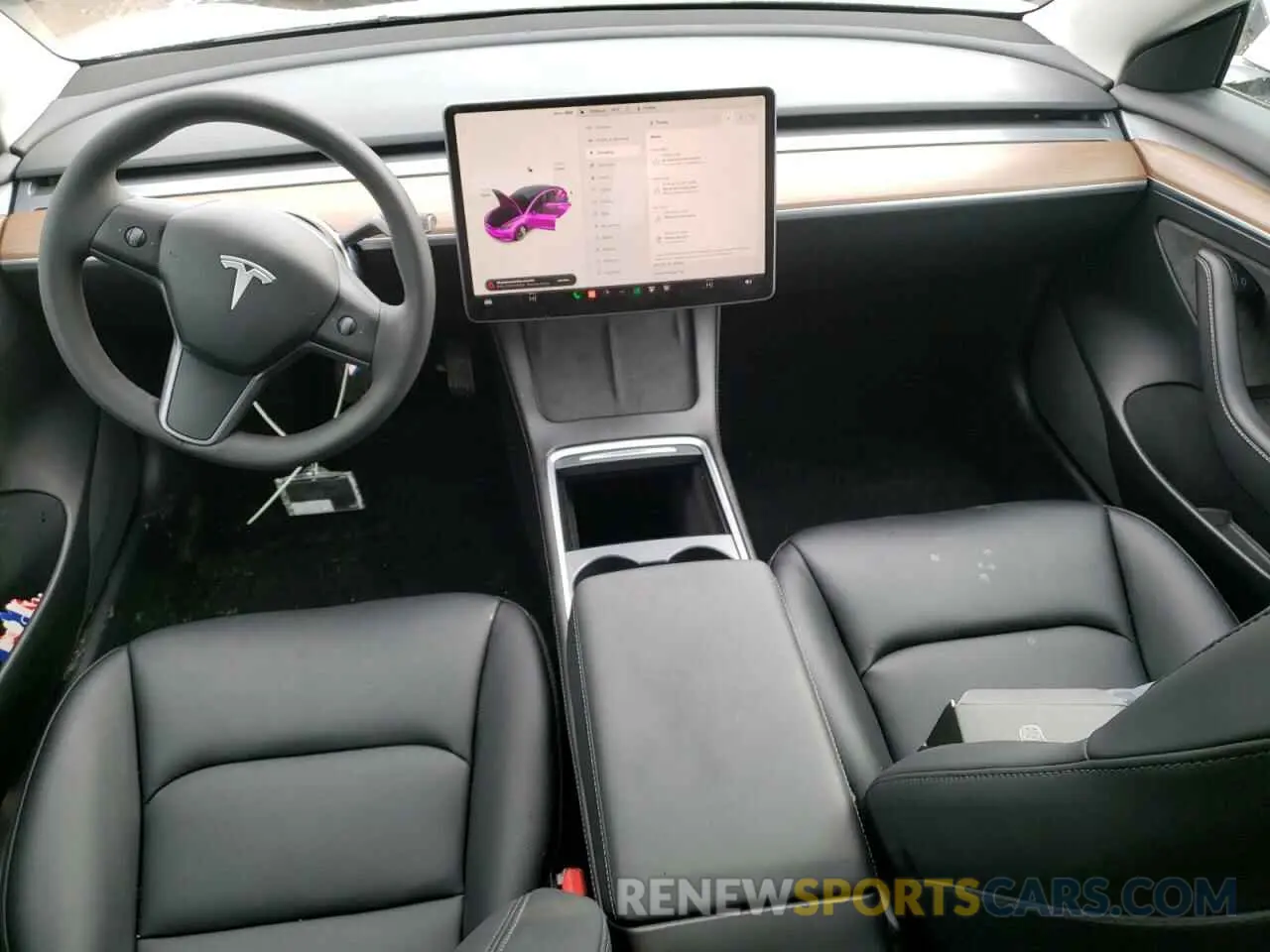 8 Photograph of a damaged car 5YJ3E1EAXNF371388 TESLA MODEL 3 2022