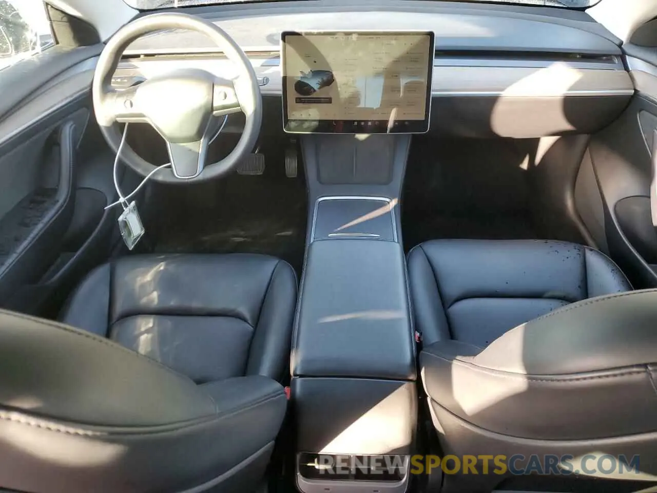 8 Photograph of a damaged car 5YJ3E1EAXNF371455 TESLA MODEL 3 2022