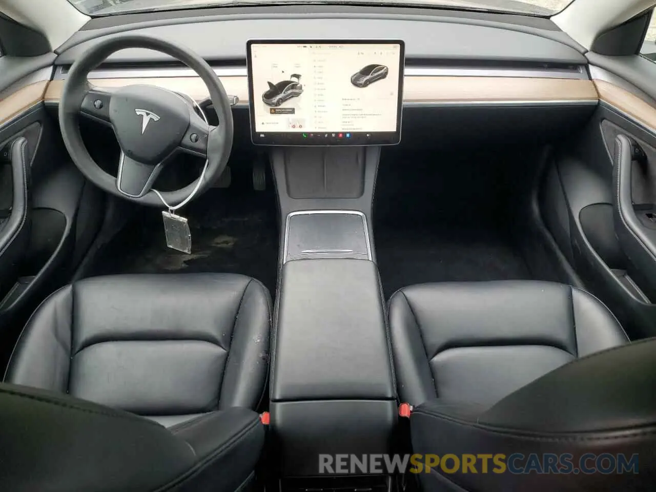 8 Photograph of a damaged car 5YJ3E1EAXNF371505 TESLA MODEL 3 2022