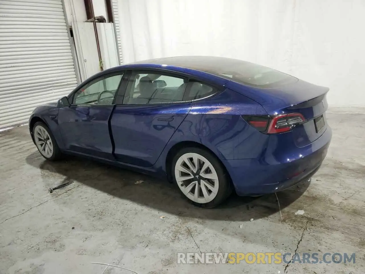 2 Photograph of a damaged car 5YJ3E1EAXNF371942 TESLA MODEL 3 2022