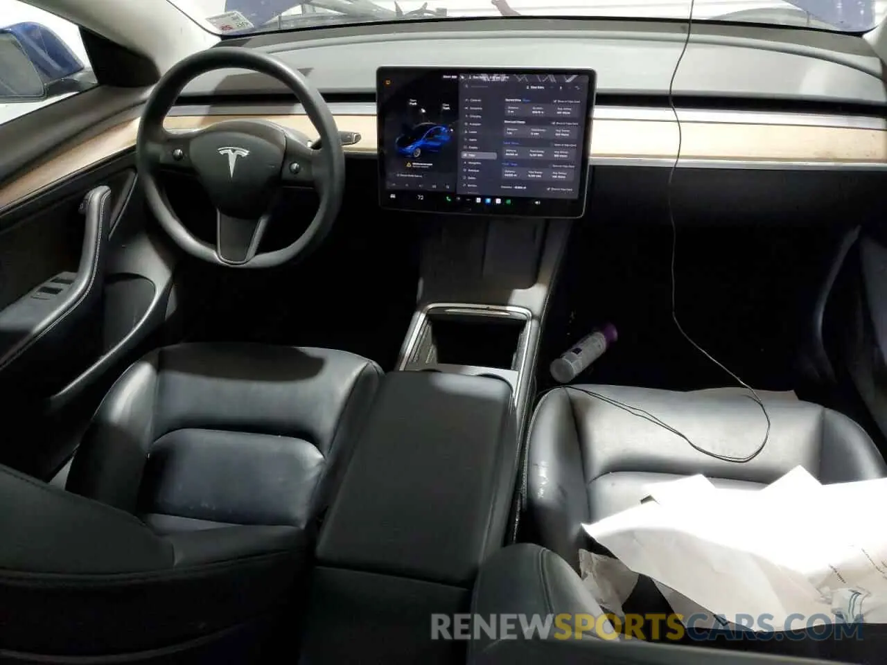 8 Photograph of a damaged car 5YJ3E1EAXNF371942 TESLA MODEL 3 2022