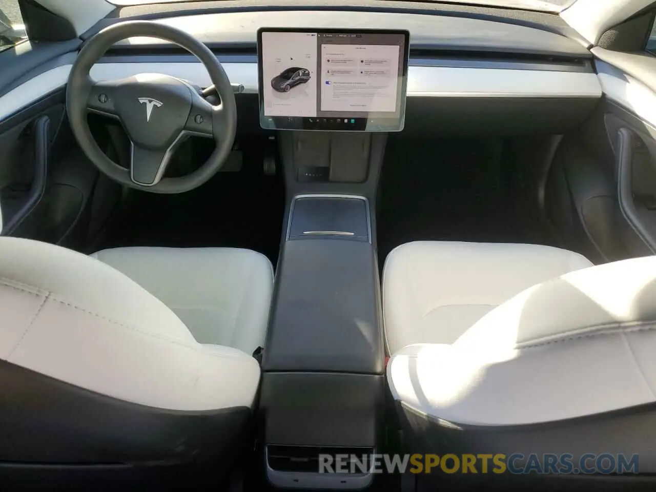 8 Photograph of a damaged car 5YJ3E1EAXNF374601 TESLA MODEL 3 2022