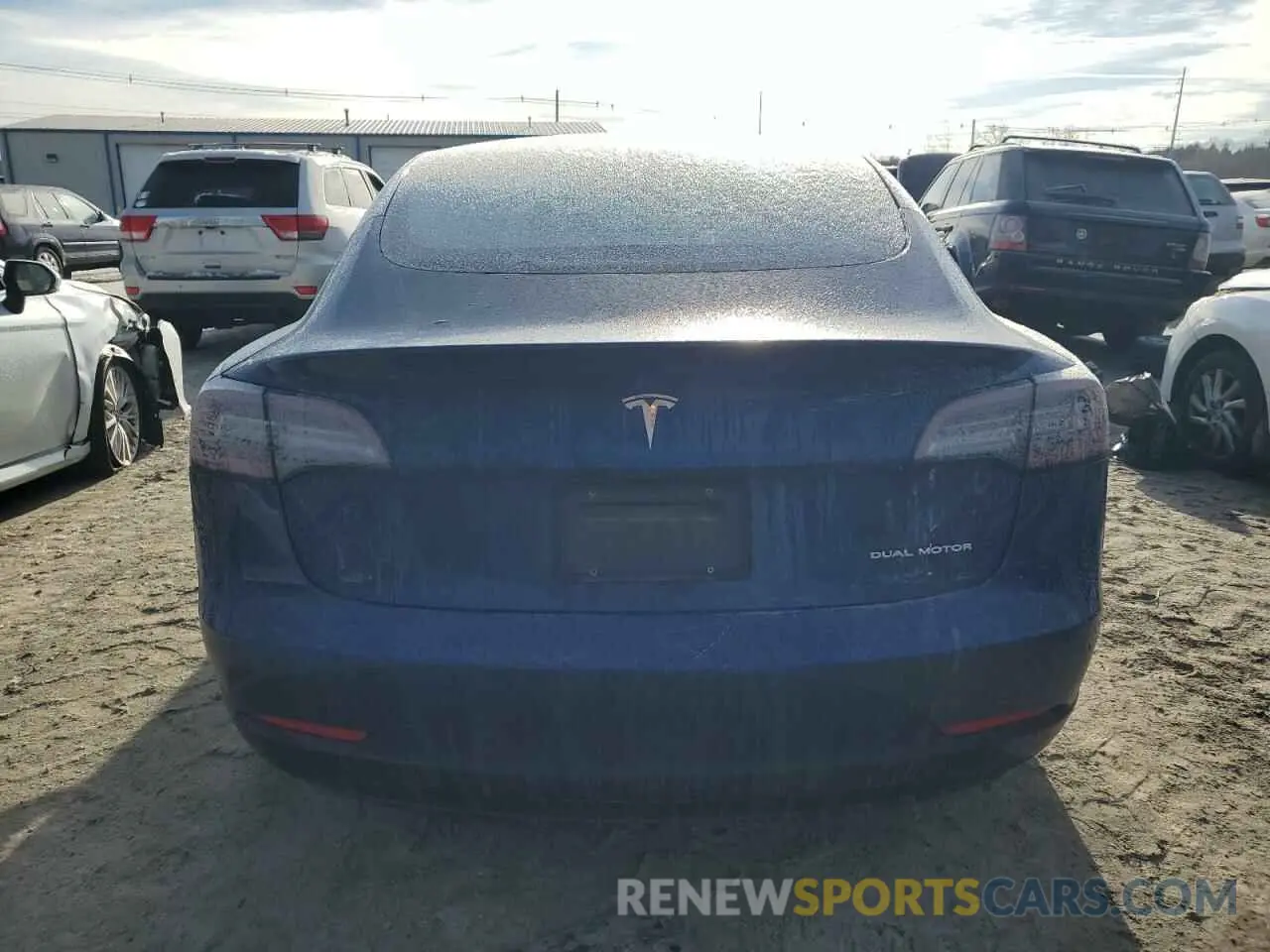 6 Photograph of a damaged car 5YJ3E1EB0NF103121 TESLA MODEL 3 2022