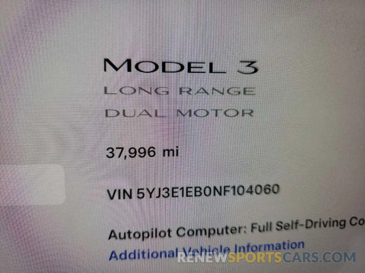 9 Photograph of a damaged car 5YJ3E1EB0NF104060 TESLA MODEL 3 2022
