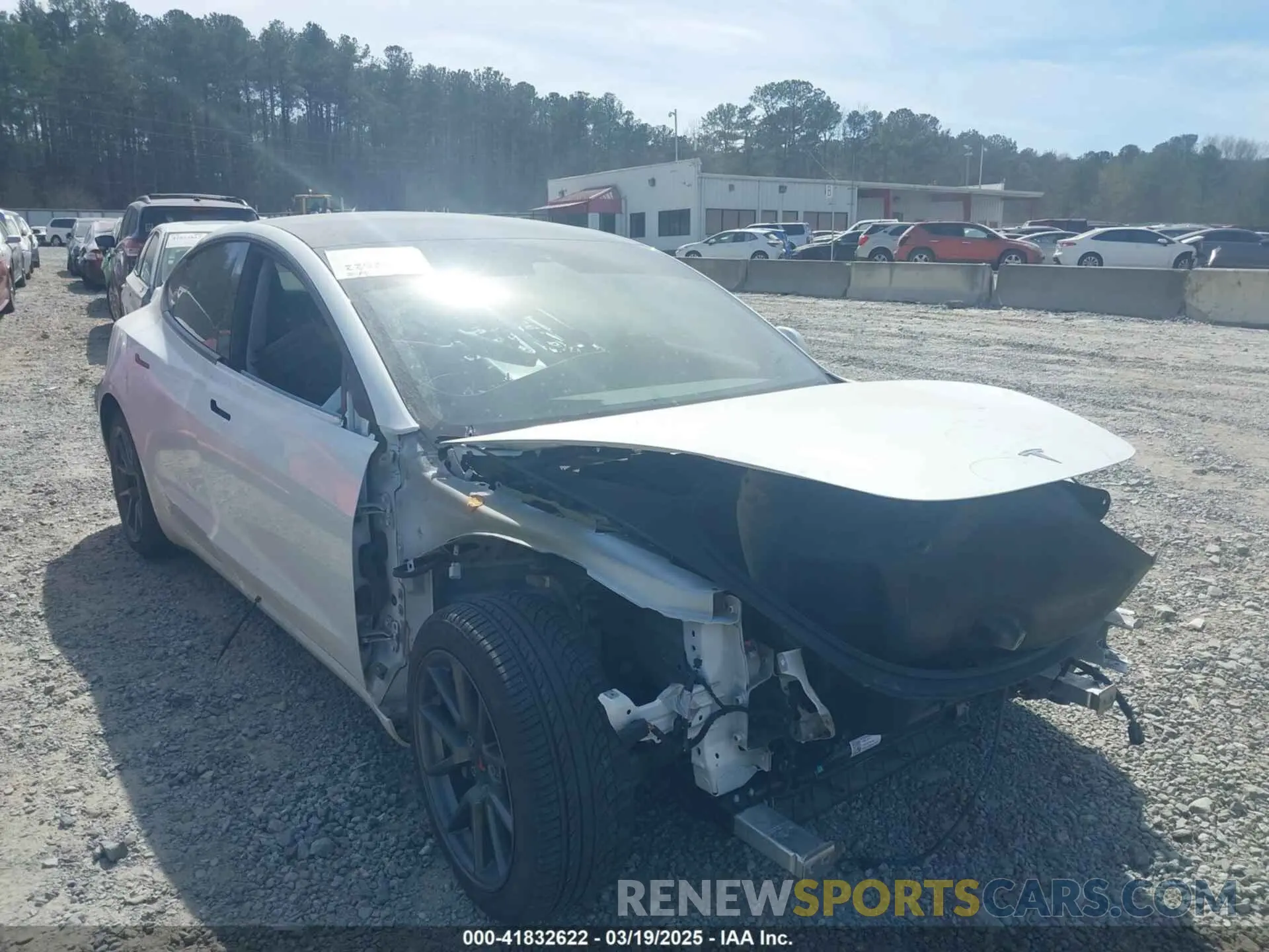 12 Photograph of a damaged car 5YJ3E1EB0NF106570 TESLA MODEL 3 2022