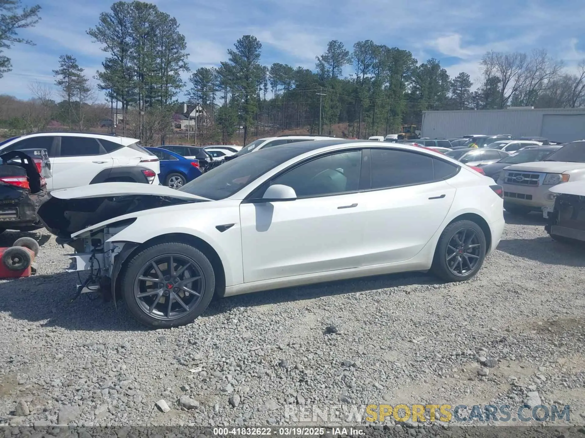 13 Photograph of a damaged car 5YJ3E1EB0NF106570 TESLA MODEL 3 2022