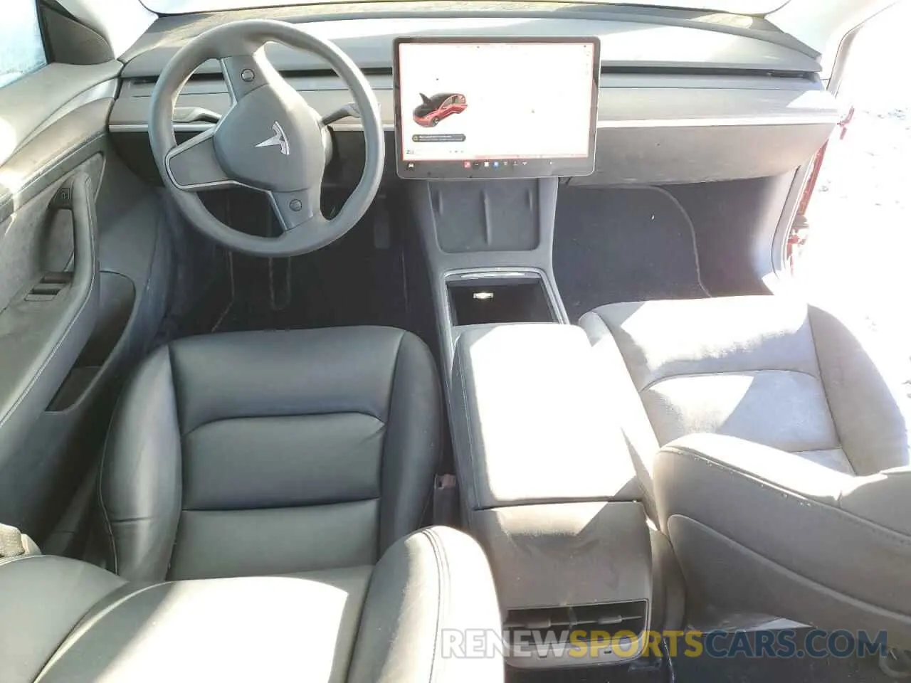8 Photograph of a damaged car 5YJ3E1EB0NF107170 TESLA MODEL 3 2022