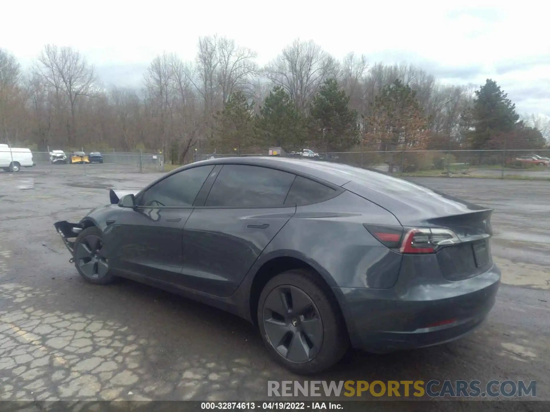 3 Photograph of a damaged car 5YJ3E1EB0NF109047 TESLA MODEL 3 2022