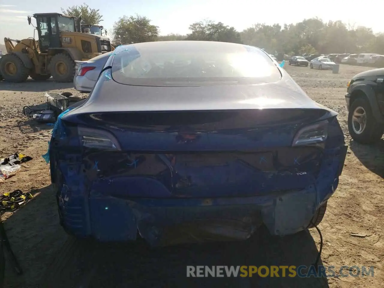 6 Photograph of a damaged car 5YJ3E1EB0NF115205 TESLA MODEL 3 2022