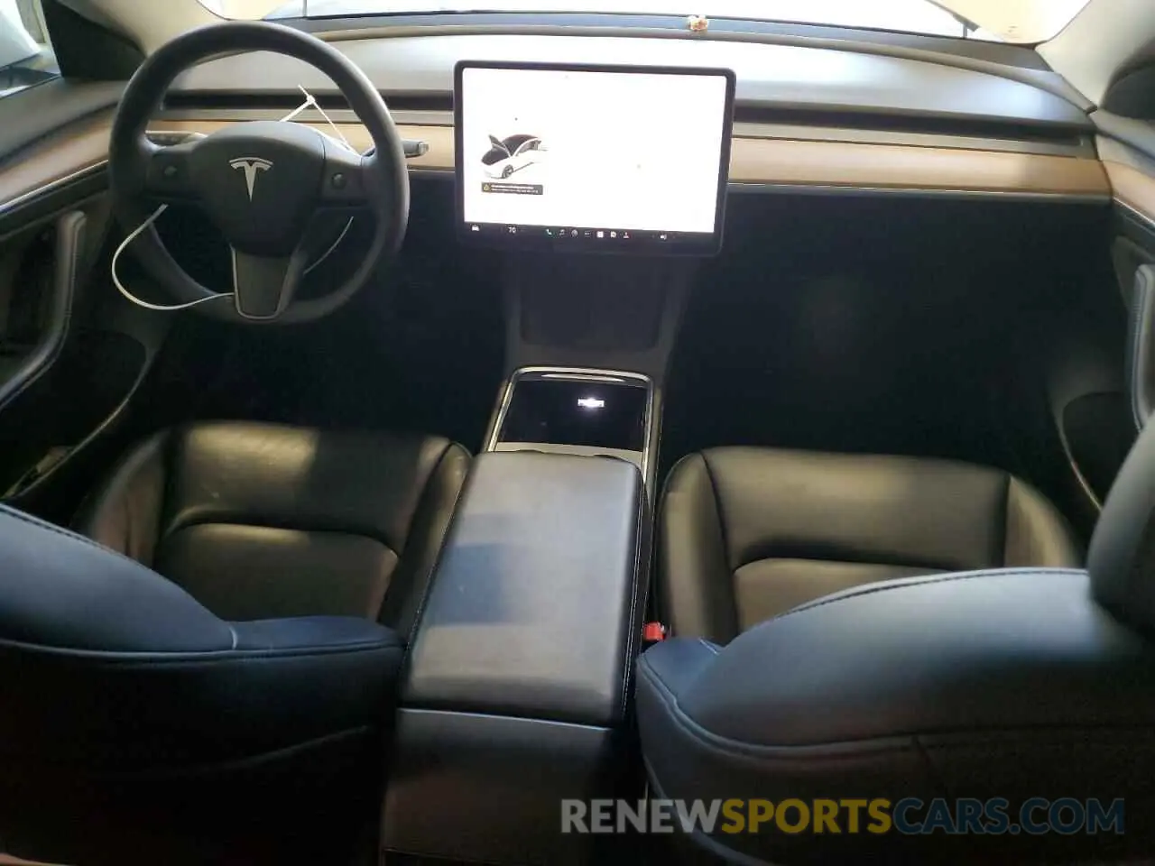 8 Photograph of a damaged car 5YJ3E1EB0NF118654 TESLA MODEL 3 2022