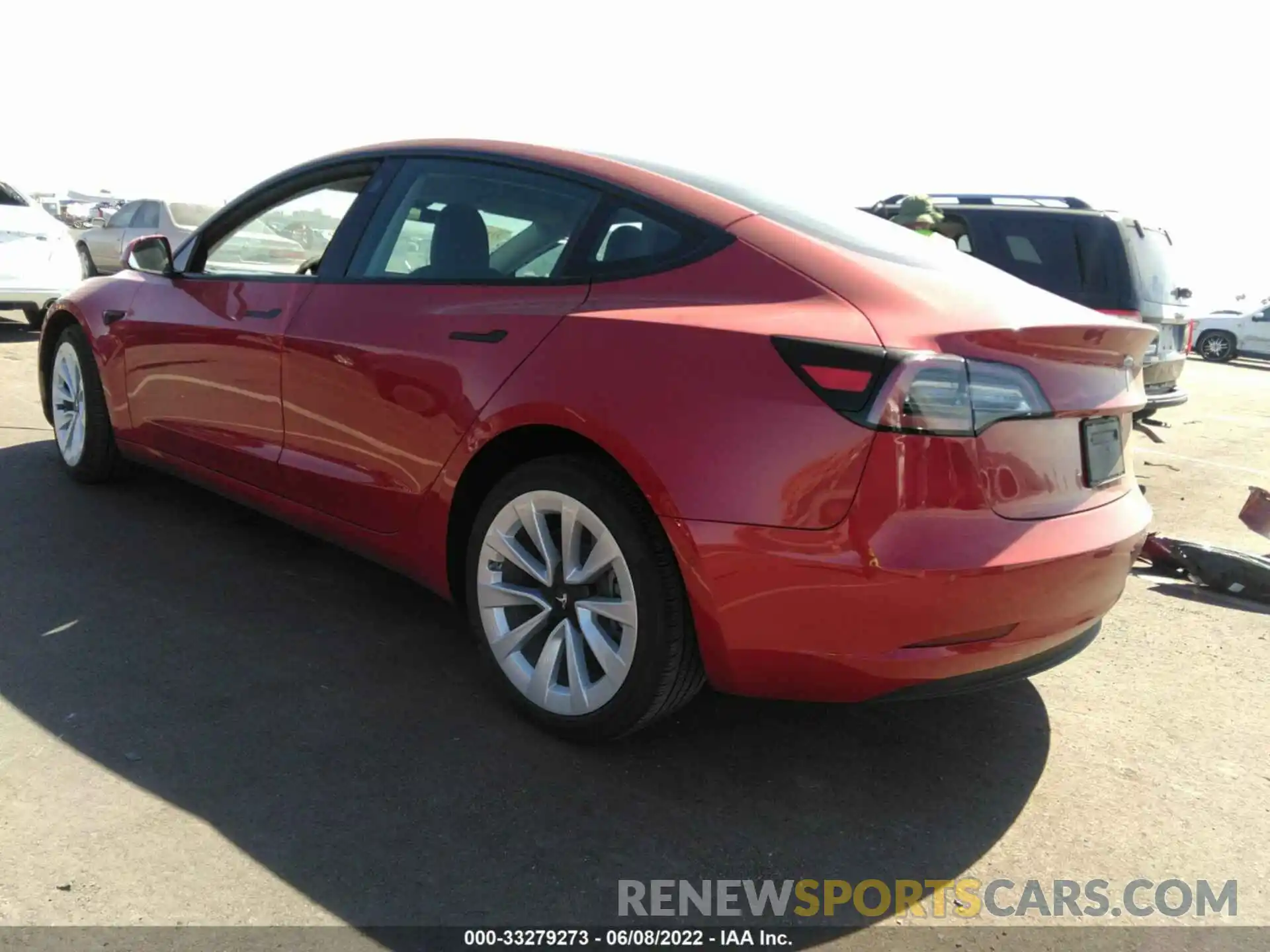 3 Photograph of a damaged car 5YJ3E1EB0NF122039 TESLA MODEL 3 2022