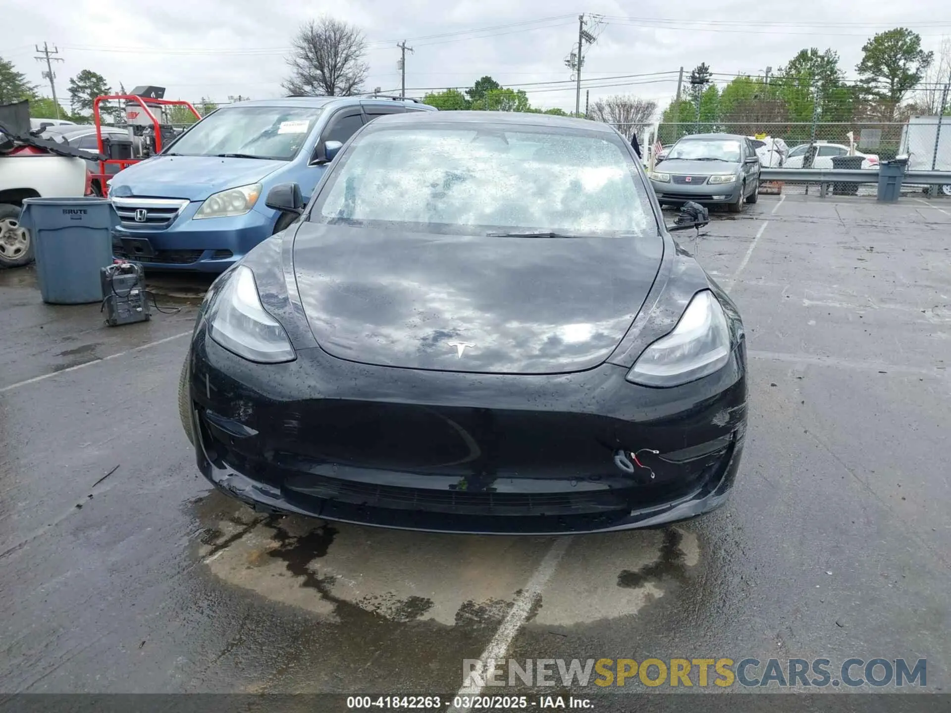 12 Photograph of a damaged car 5YJ3E1EB0NF122249 TESLA MODEL 3 2022