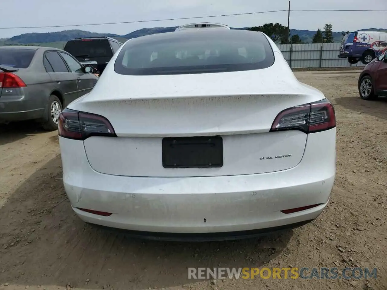 6 Photograph of a damaged car 5YJ3E1EB0NF123224 TESLA MODEL 3 2022