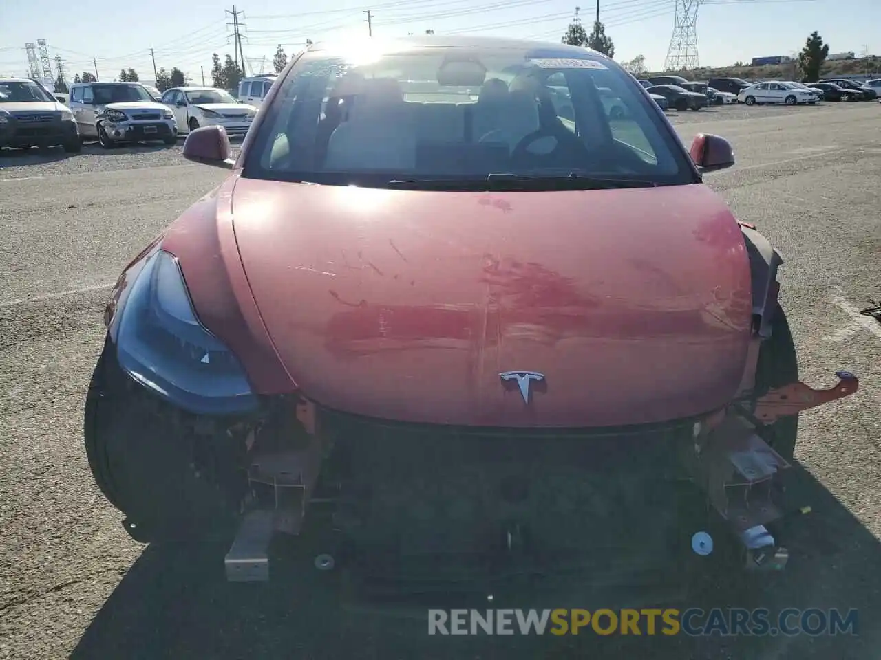 5 Photograph of a damaged car 5YJ3E1EB0NF137933 TESLA MODEL 3 2022