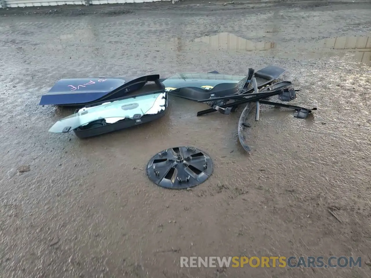 14 Photograph of a damaged car 5YJ3E1EB0NF147376 TESLA MODEL 3 2022