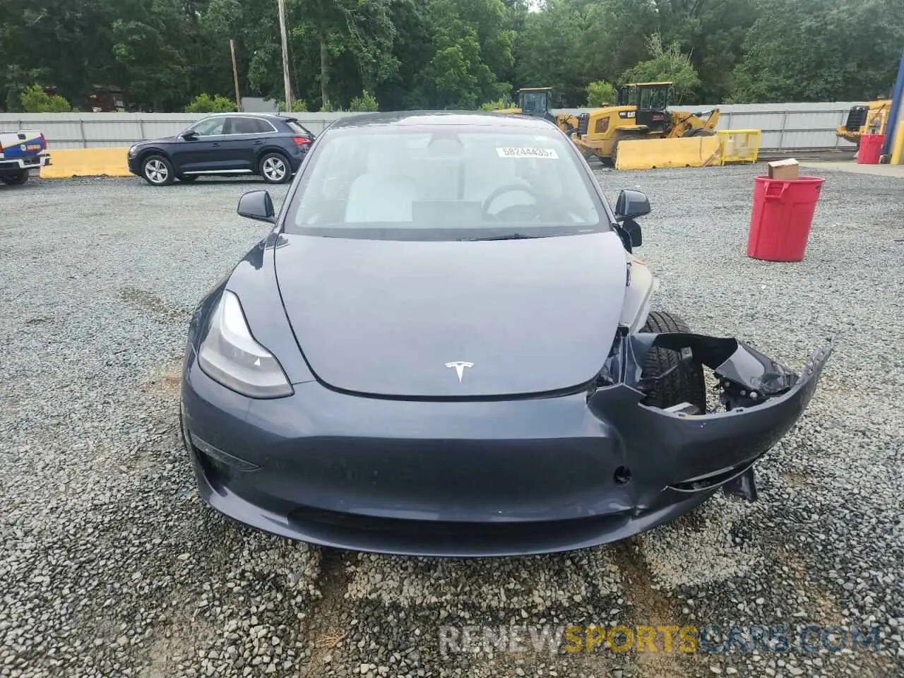 5 Photograph of a damaged car 5YJ3E1EB0NF163495 TESLA MODEL 3 2022