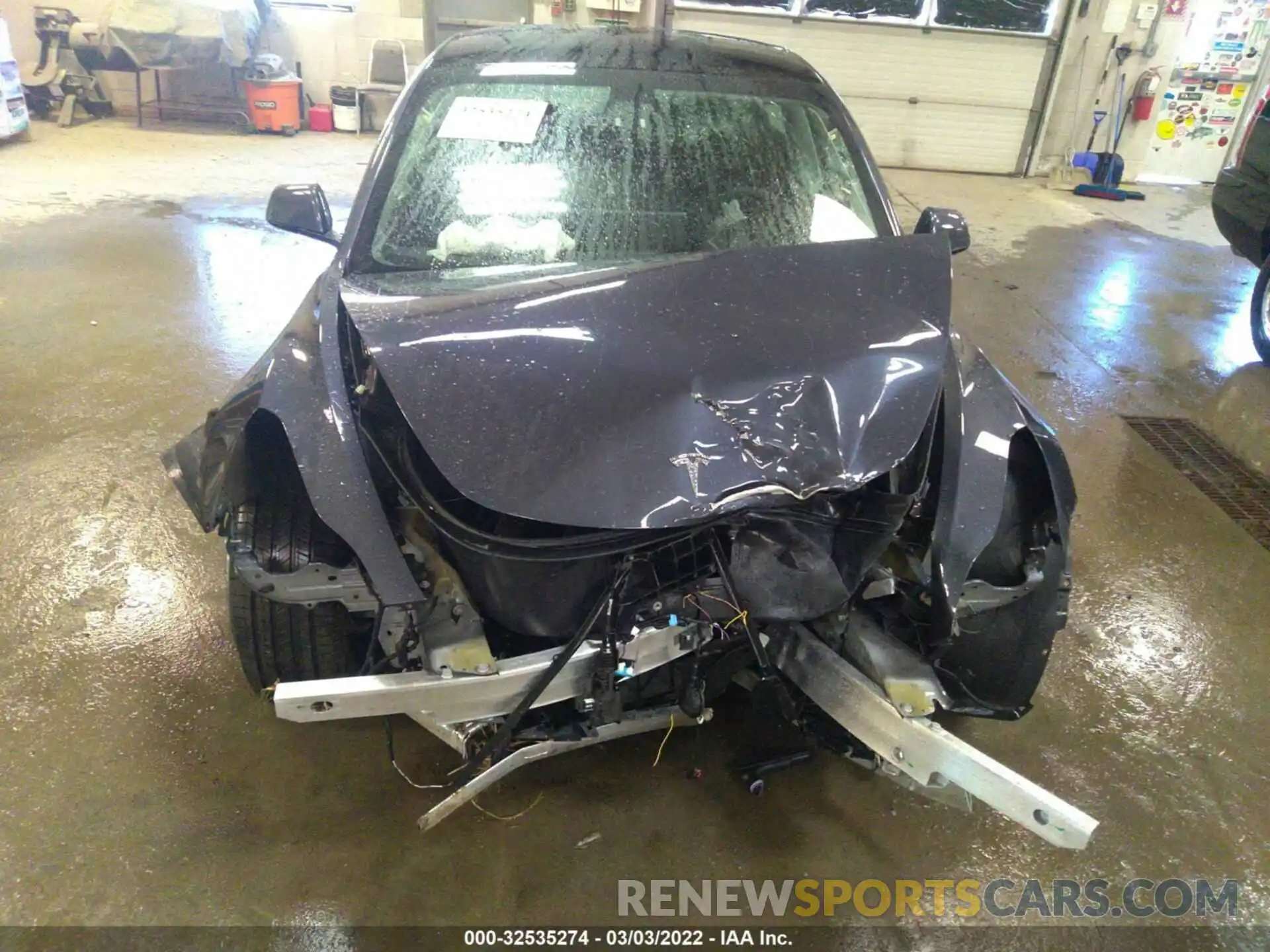 6 Photograph of a damaged car 5YJ3E1EB0NF164050 TESLA MODEL 3 2022