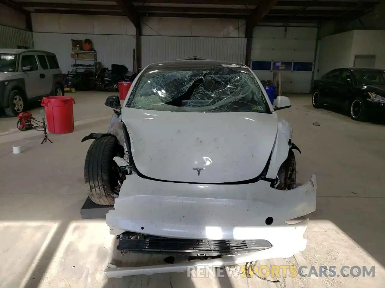 5 Photograph of a damaged car 5YJ3E1EB0NF183875 TESLA MODEL 3 2022