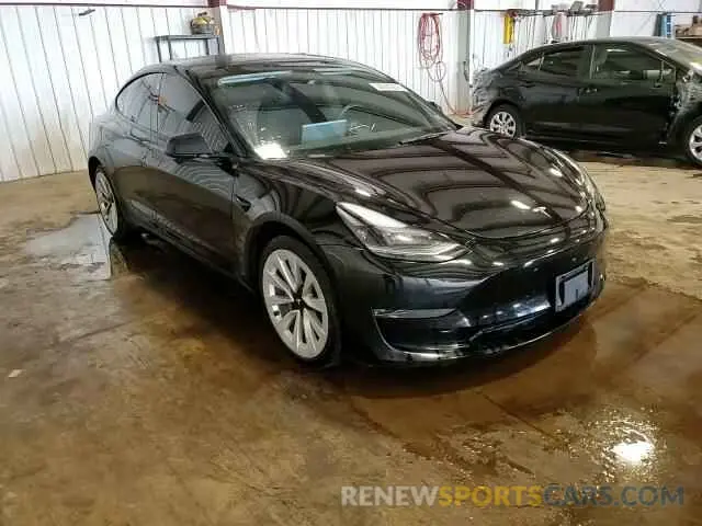 13 Photograph of a damaged car 5YJ3E1EB0NF185075 TESLA MODEL 3 2022