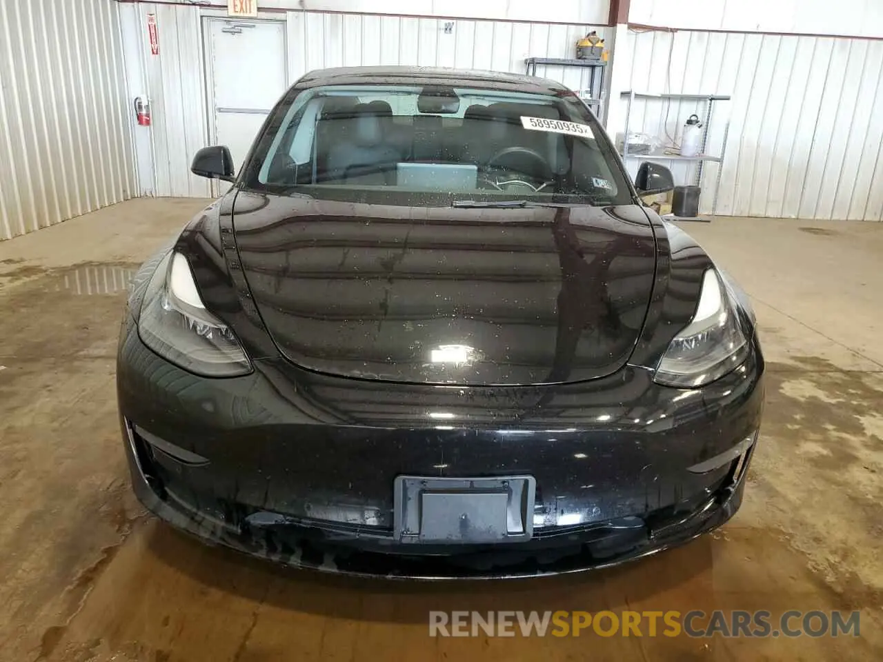 5 Photograph of a damaged car 5YJ3E1EB0NF185075 TESLA MODEL 3 2022