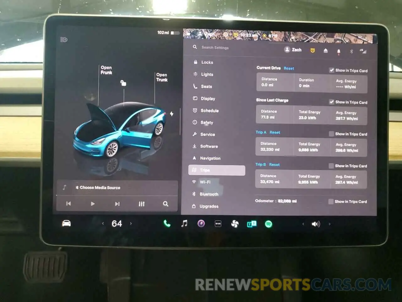 9 Photograph of a damaged car 5YJ3E1EB0NF185075 TESLA MODEL 3 2022