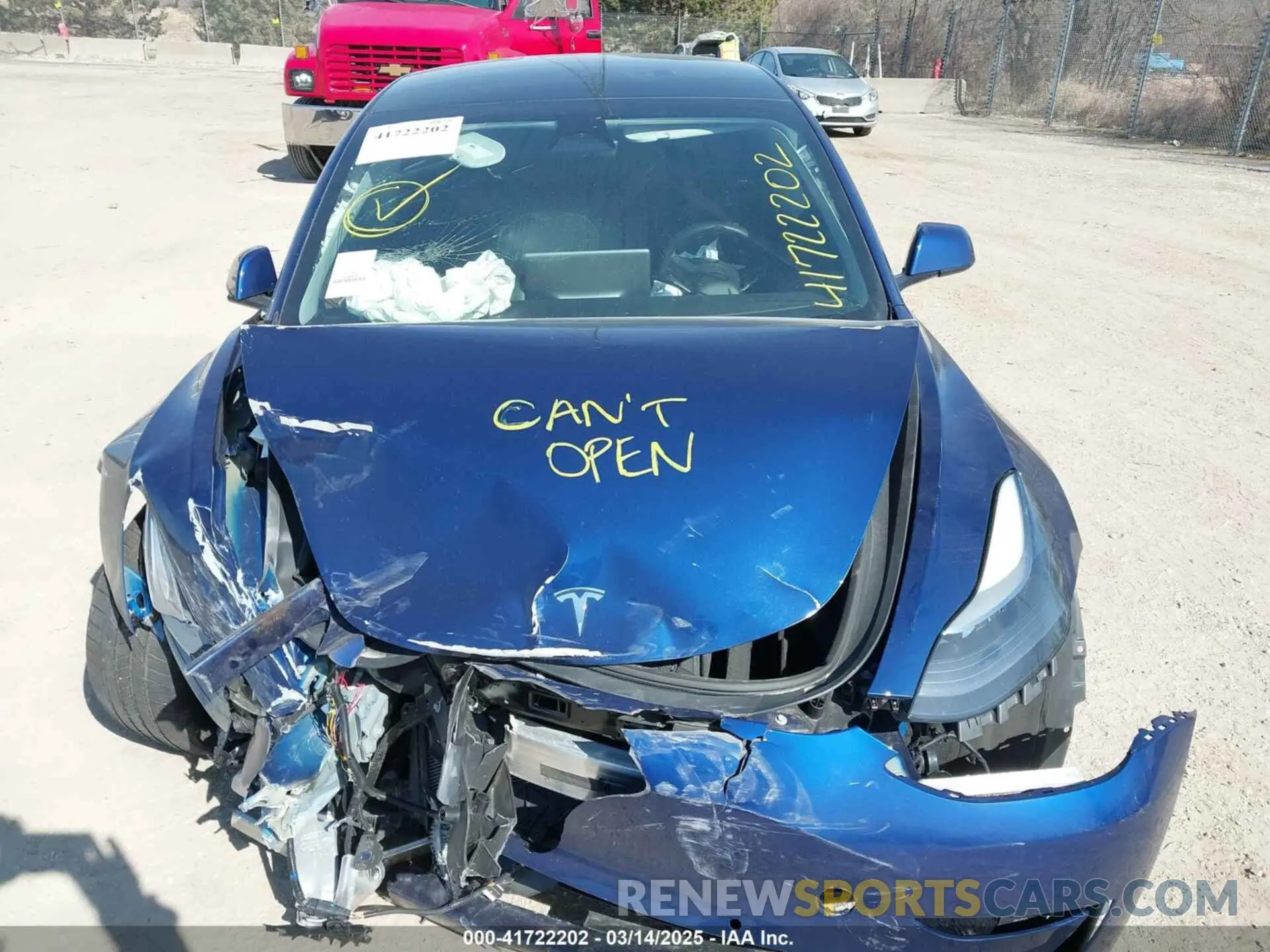 10 Photograph of a damaged car 5YJ3E1EB0NF191717 TESLA MODEL 3 2022