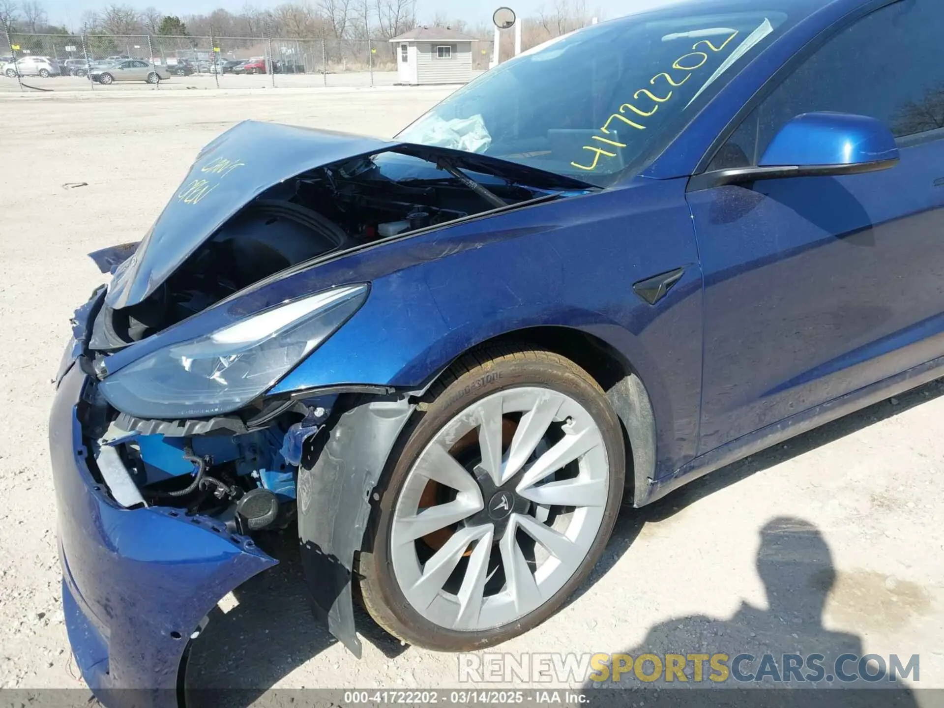 21 Photograph of a damaged car 5YJ3E1EB0NF191717 TESLA MODEL 3 2022