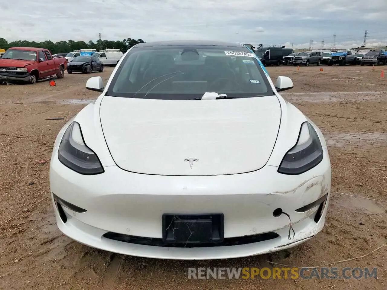 5 Photograph of a damaged car 5YJ3E1EB0NF198621 TESLA MODEL 3 2022