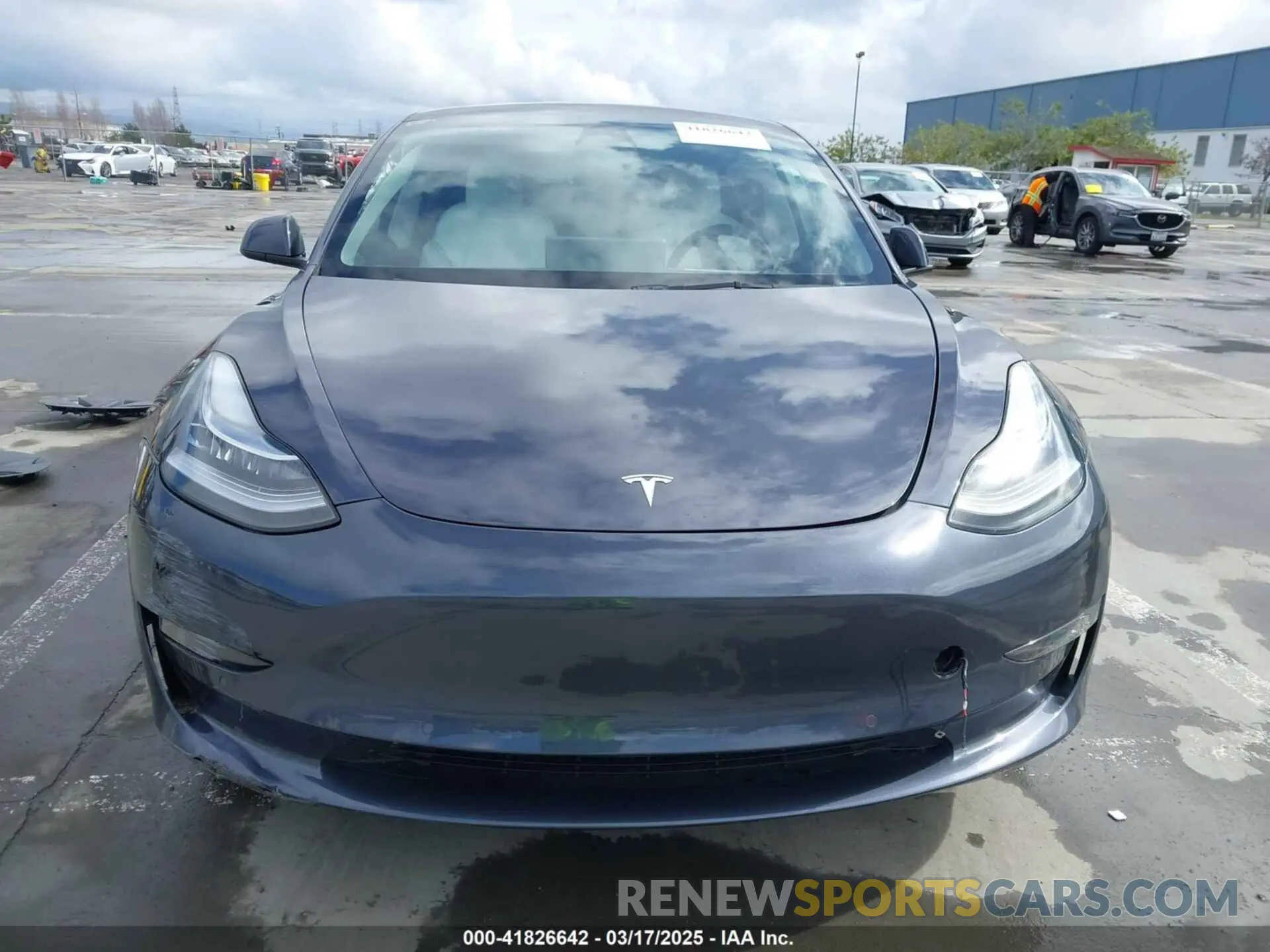 12 Photograph of a damaged car 5YJ3E1EB0NF259904 TESLA MODEL 3 2022