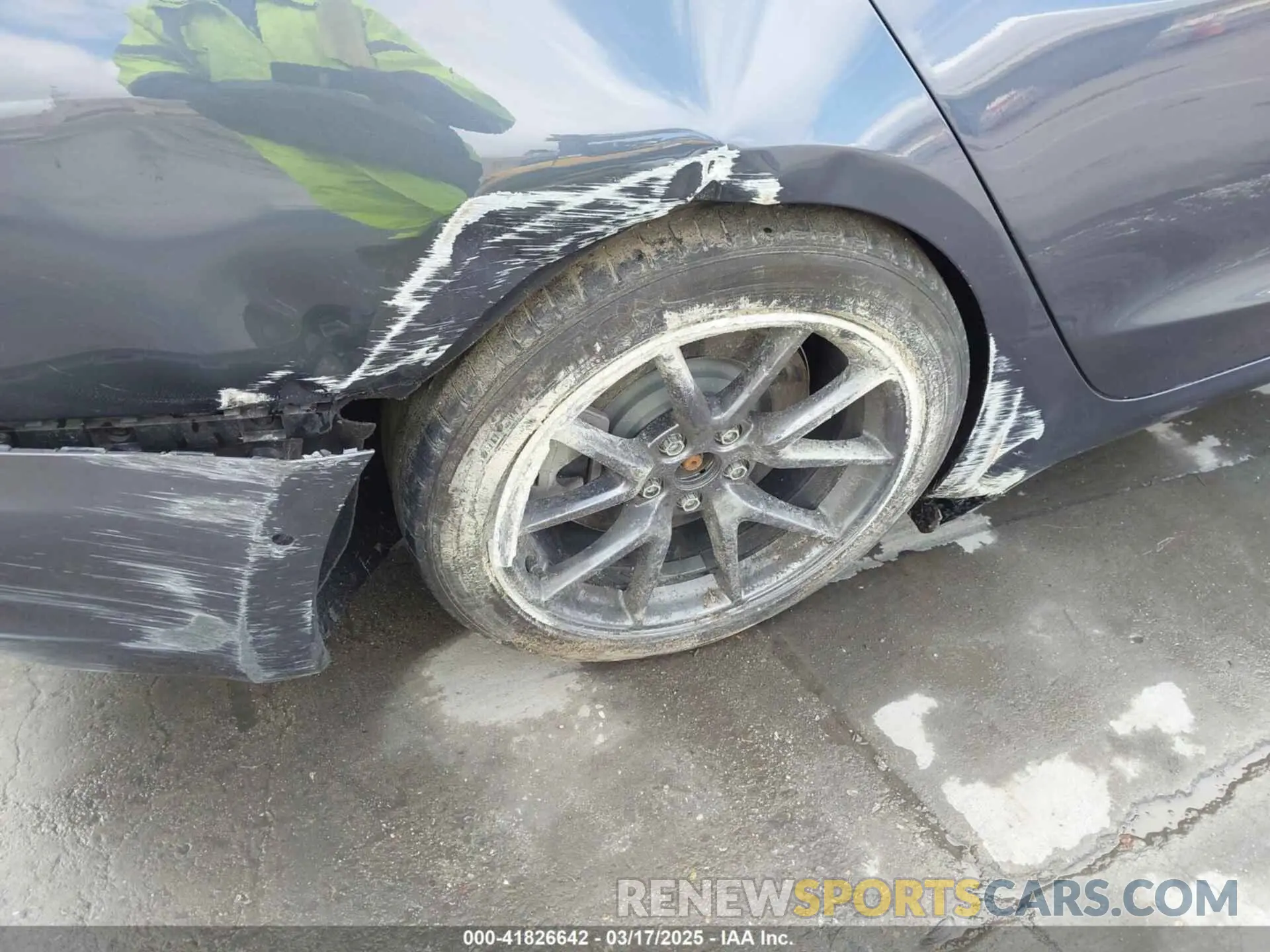 6 Photograph of a damaged car 5YJ3E1EB0NF259904 TESLA MODEL 3 2022