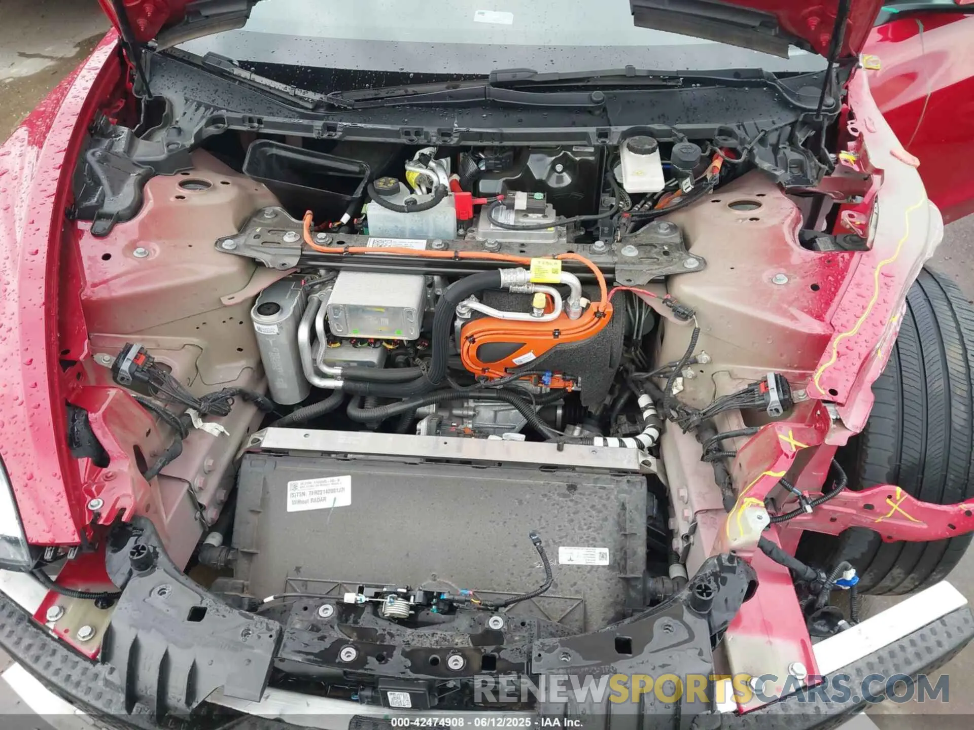 10 Photograph of a damaged car 5YJ3E1EB0NF260521 TESLA MODEL 3 2022
