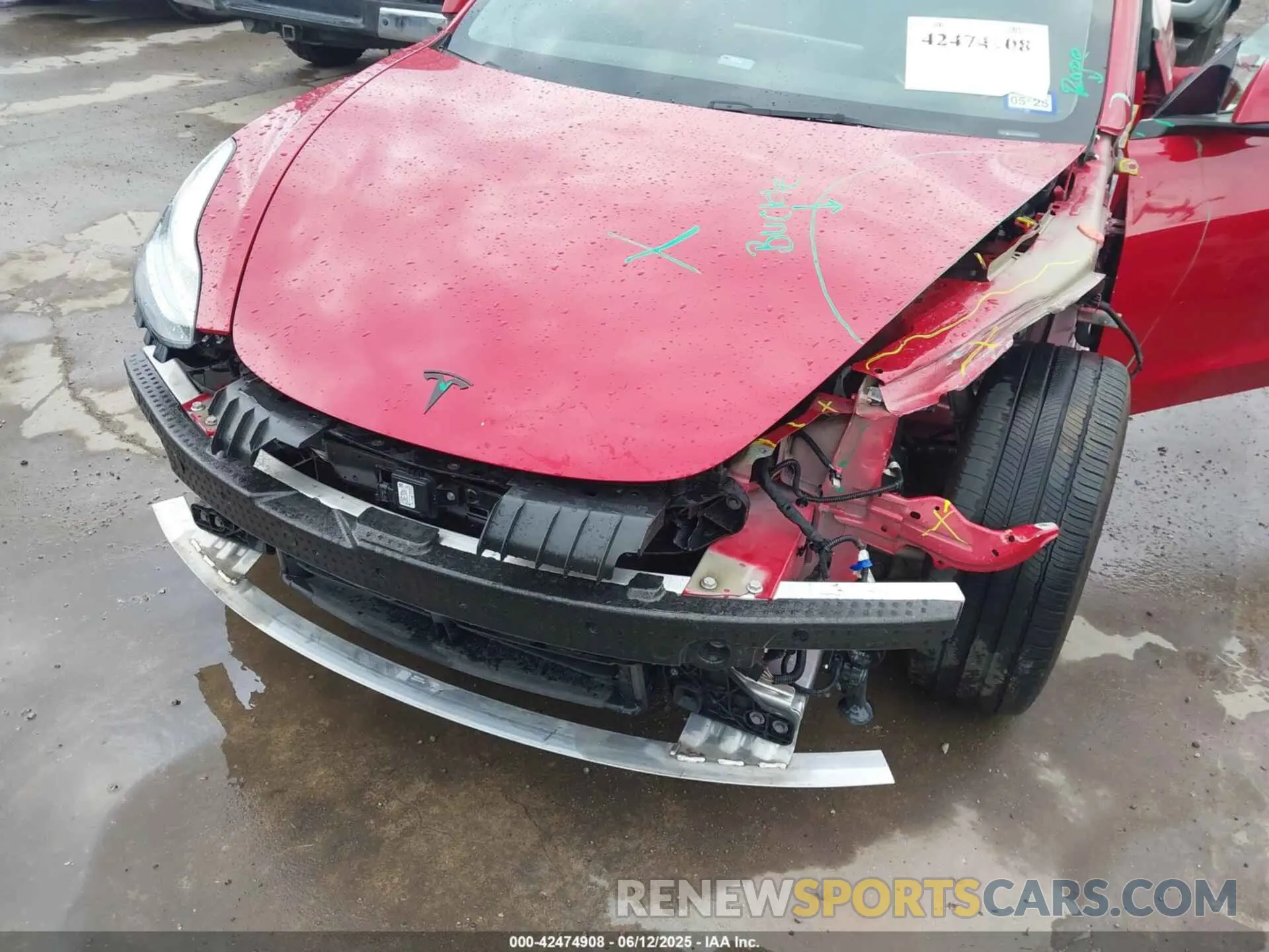 6 Photograph of a damaged car 5YJ3E1EB0NF260521 TESLA MODEL 3 2022