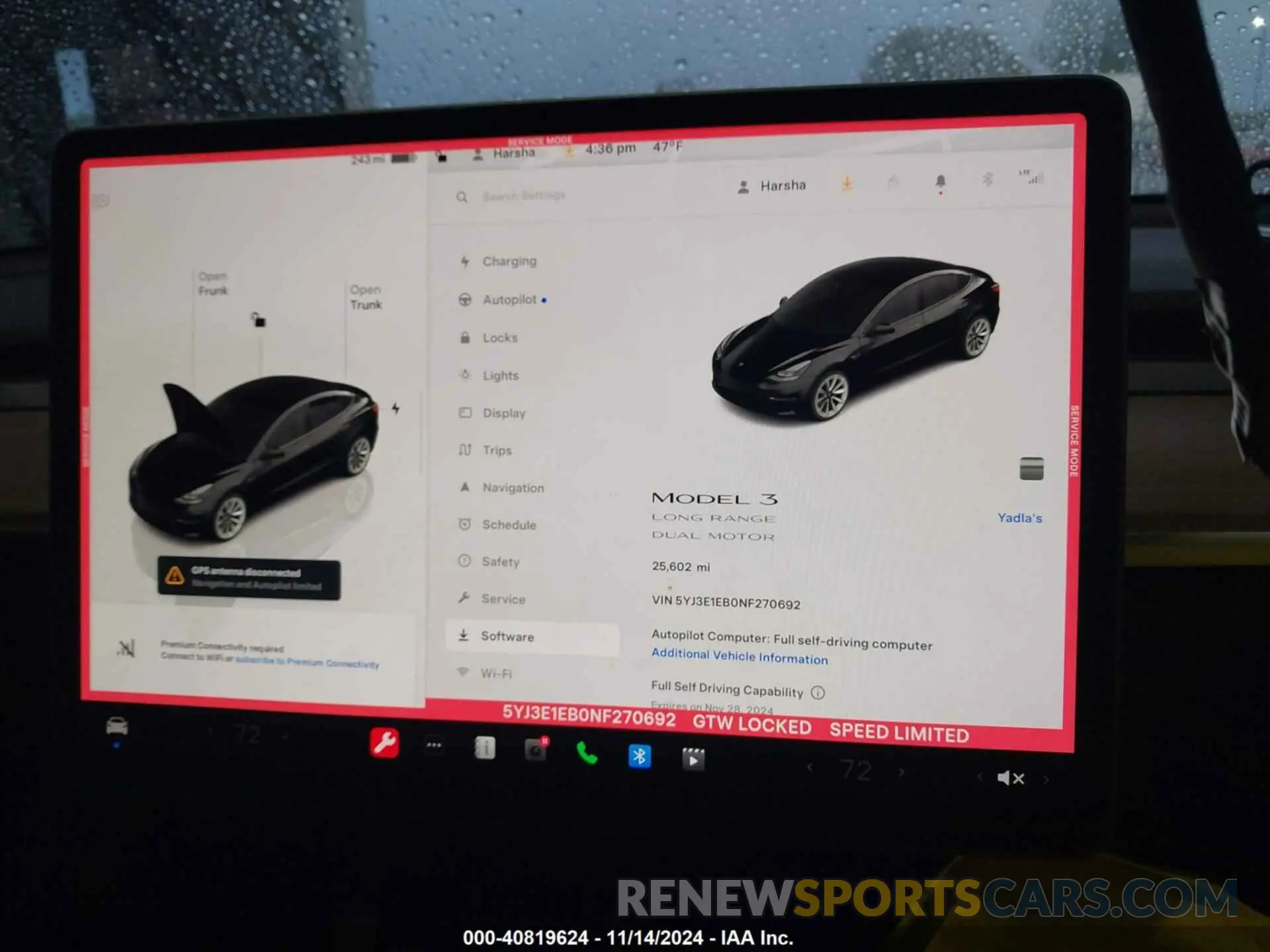 19 Photograph of a damaged car 5YJ3E1EB0NF270692 TESLA MODEL 3 2022