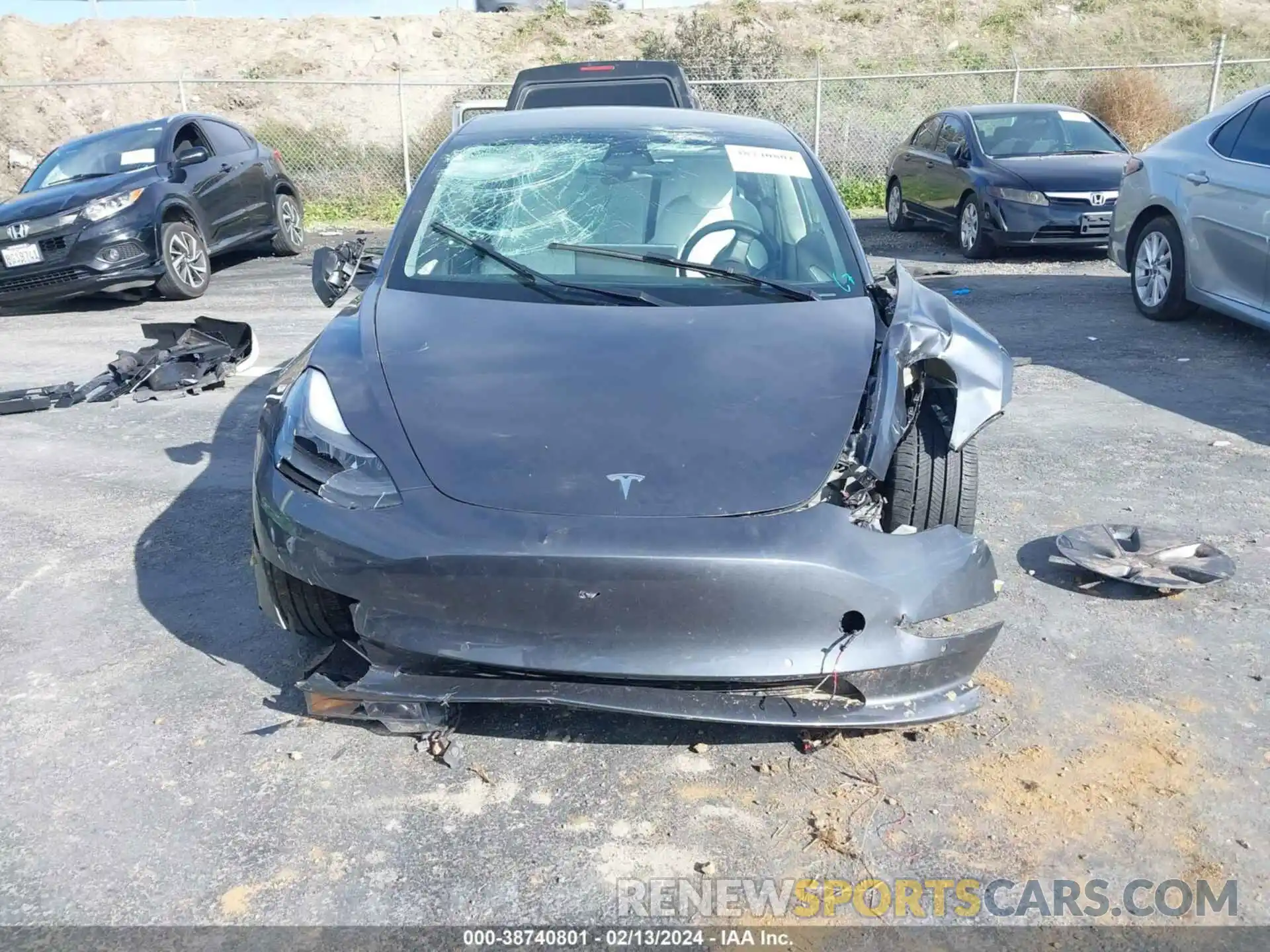 11 Photograph of a damaged car 5YJ3E1EB0NF277870 TESLA MODEL 3 2022