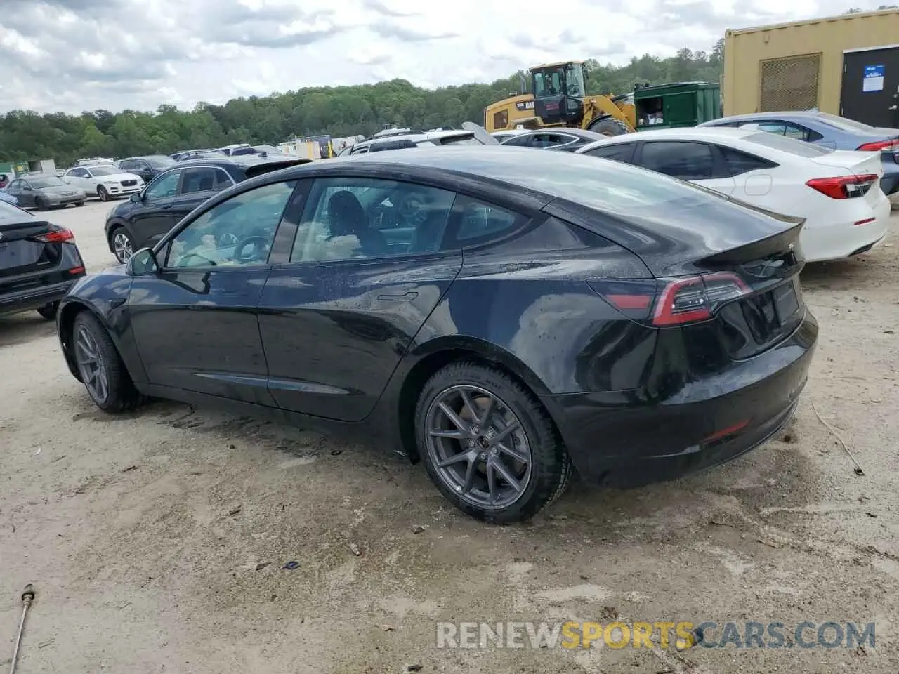 2 Photograph of a damaged car 5YJ3E1EB0NF286553 TESLA MODEL 3 2022